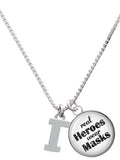 Silvertone Dome Charm Necklace V733972