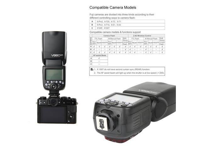 2.4G TTL HSS Camera Flash Speedlight for Fujifilm Z6564