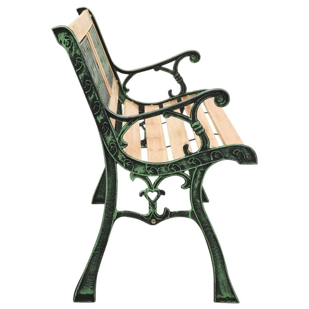 Cast Iron and Solid Firwood Garden Bench P554
