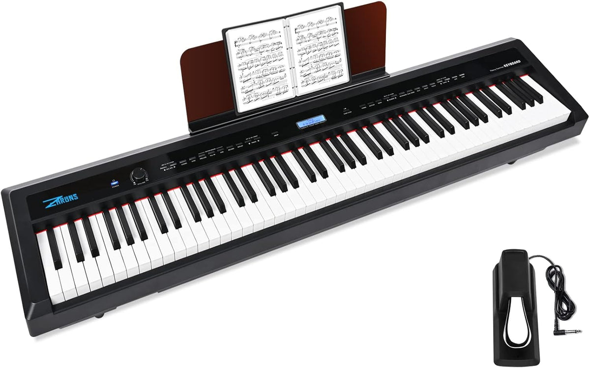 88 Key Full Size Weighted Digital Piano with Furniture Stand J224