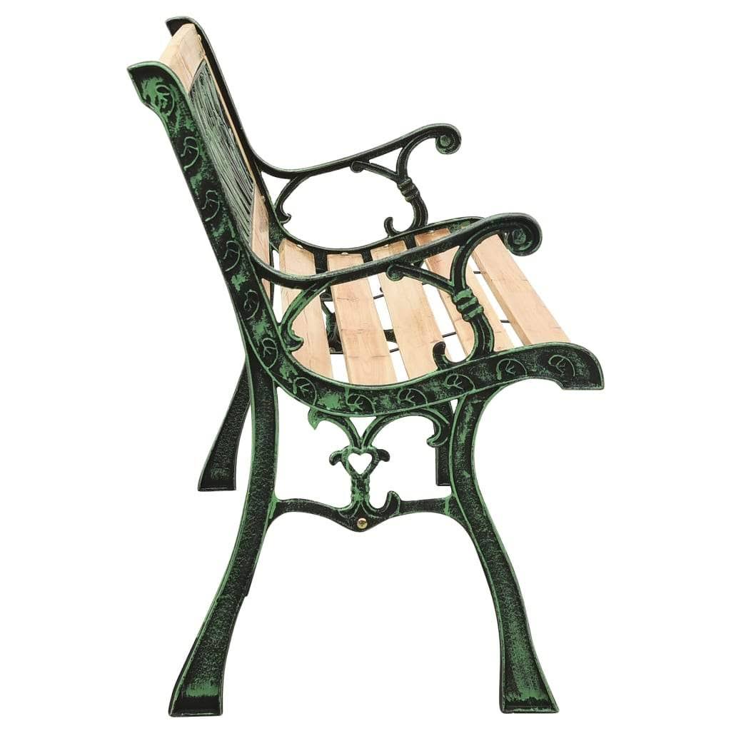 Cast Iron and Solid Firwood Garden Bench P554