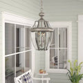 Pewter Outdoor Hanging Lantern W9694