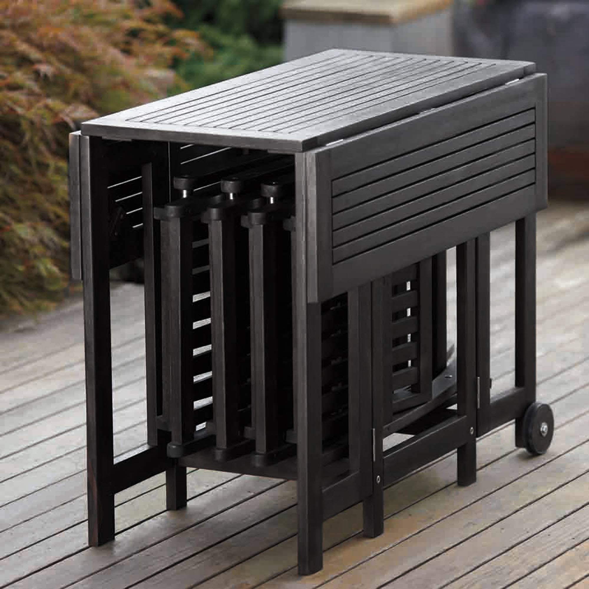 4pk Black Folding Chairs I8578