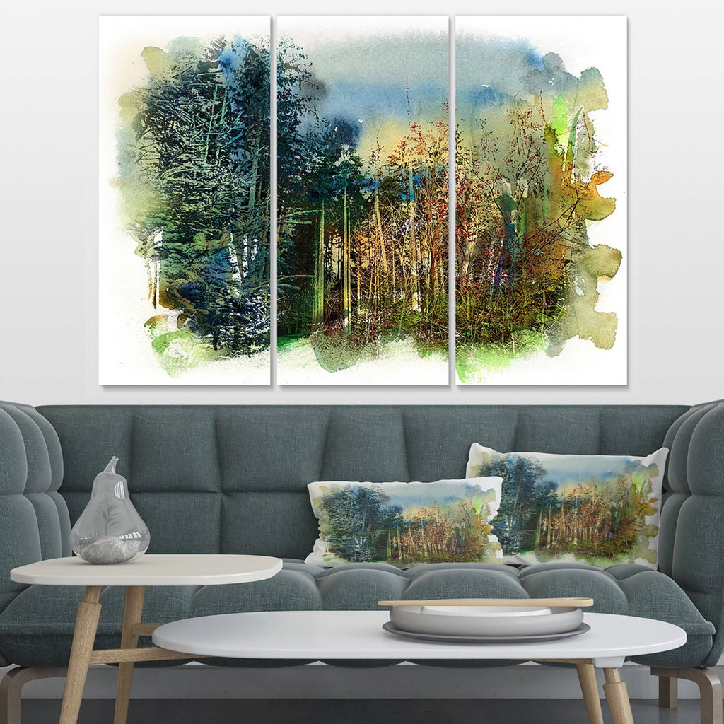 3 Piece Graphic Art on Wrapped Canvas Set P2771