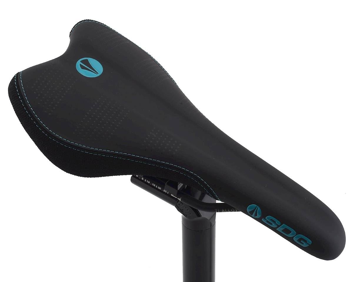 Turquoise Black Saddle with Ti-Alloy Rails D2000