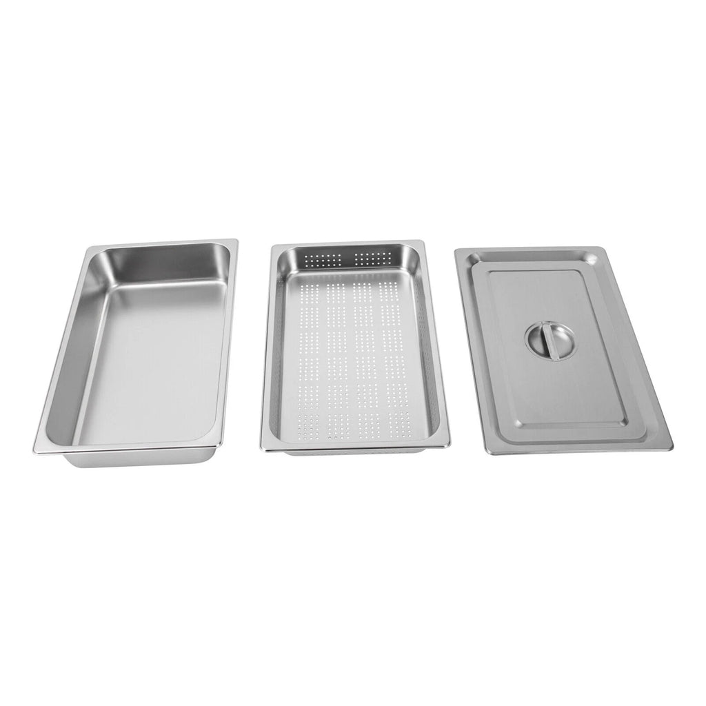 Full Size Perforated Stainless Steel Steam Table Food Pan L6421