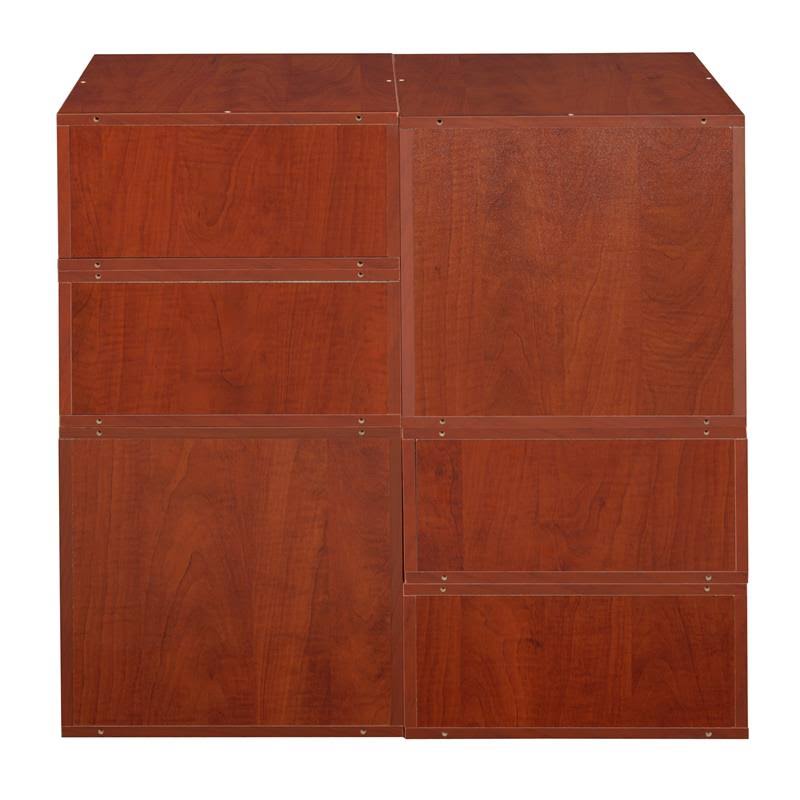 Cherry/Blue Storage Set with Foldable Storage Bins M86966