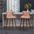 Pink Bar Stool, Set of 2 D112679