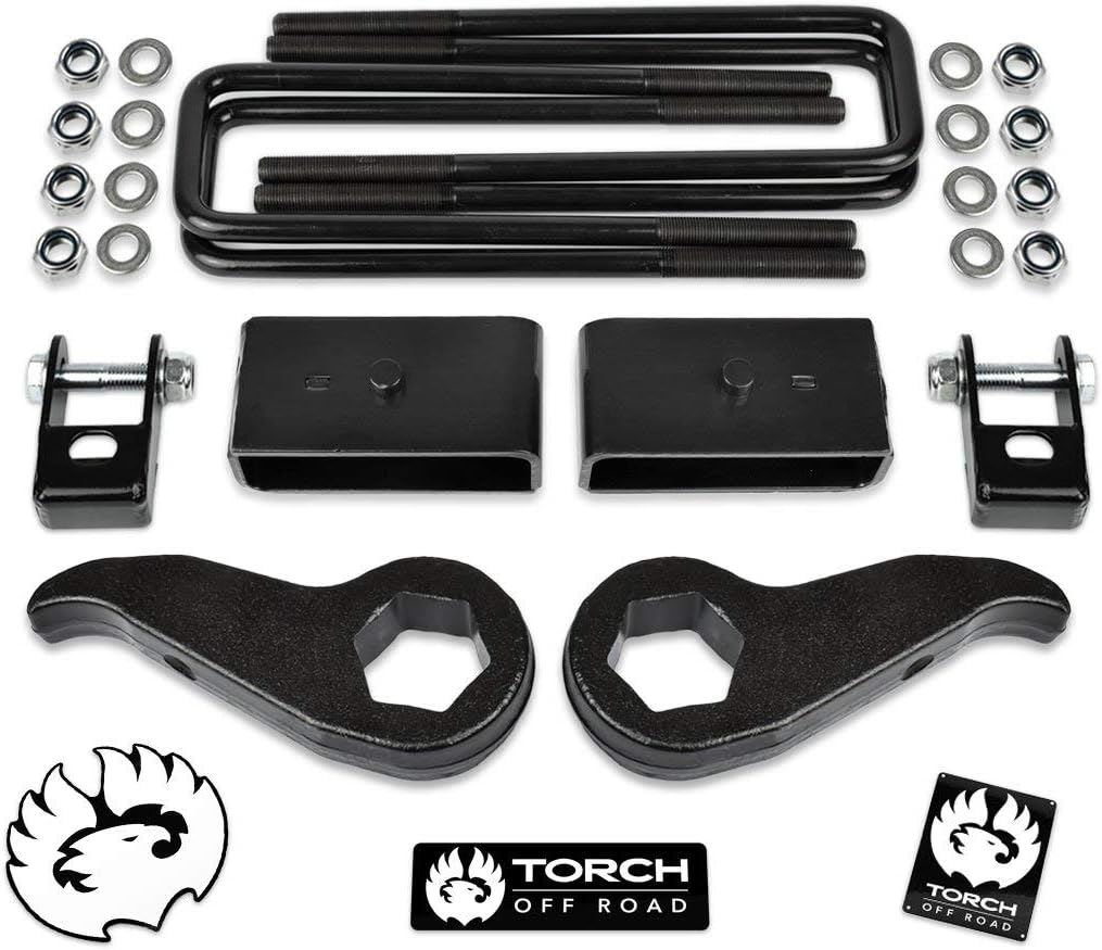 3" Front 2" Rear Lift Kit For 2011-2019 GMC Sierra Chevy Silverado 2500HD 2WD 4WD L130