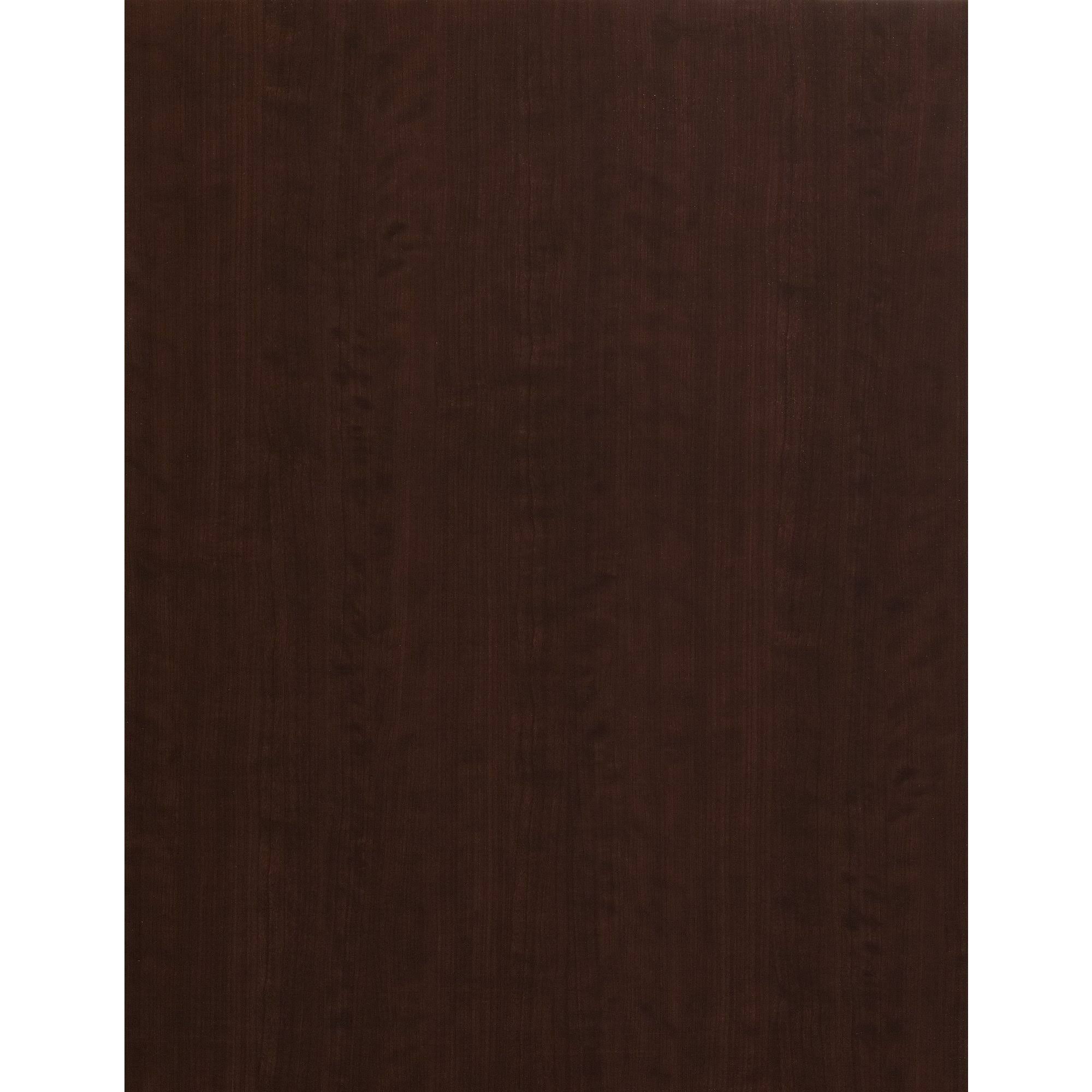 18W 5 Shelf Bookcase with Doors Mocha Cherry V946486