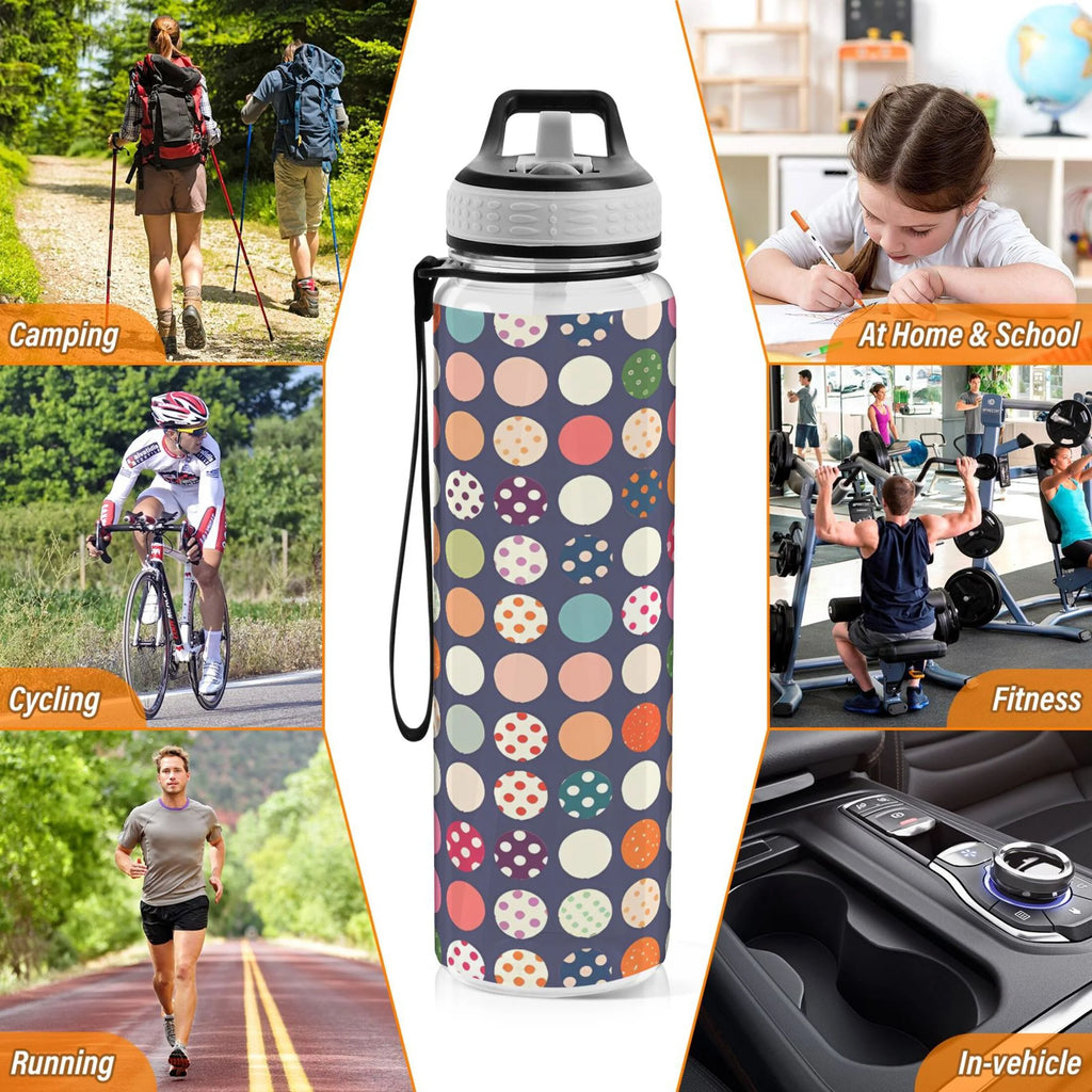 32oz Tritan Leakproof Water Bottle with Straw E92172