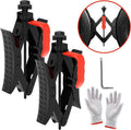 RV Wheel Chocks 2 Set Wheel Stabilizer with Ratchet Wrench M3597