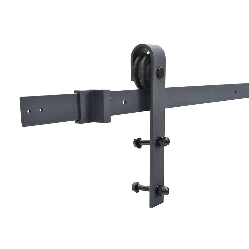 Unfinished Solid Core Knotty Pine Sliding Barn Door with Hardware Kit X760939