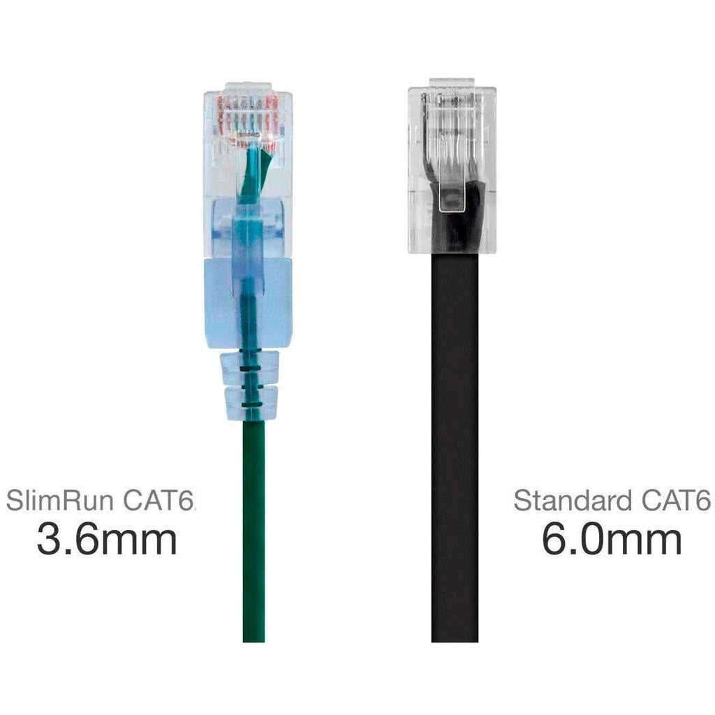 10-Pack Cat6a Ethernet Patch Cable, 25ft Green Z9427
