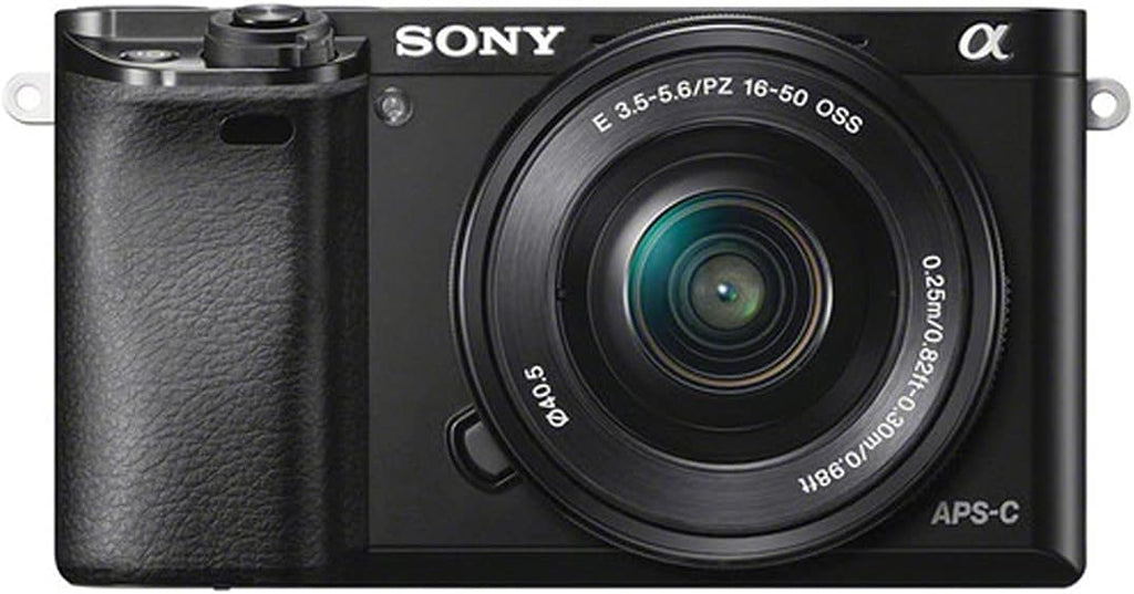 24.3MP Mirrorless Camera with 16-50mm & 55-210mm Zoom Lens (Black) and 64GB Accessory Bundle U812836