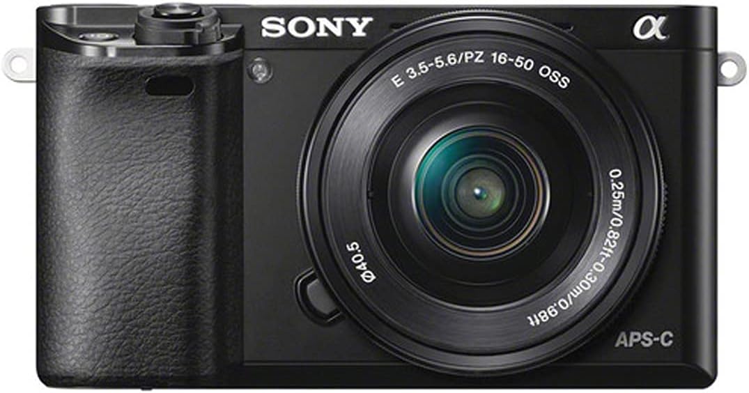 24.3MP Mirrorless Camera with 16-50mm & 55-210mm Zoom Lens (Black) and 64GB Accessory Bundle U812836