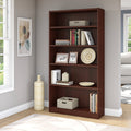 Red 5 Shelf Bookcase I5240
