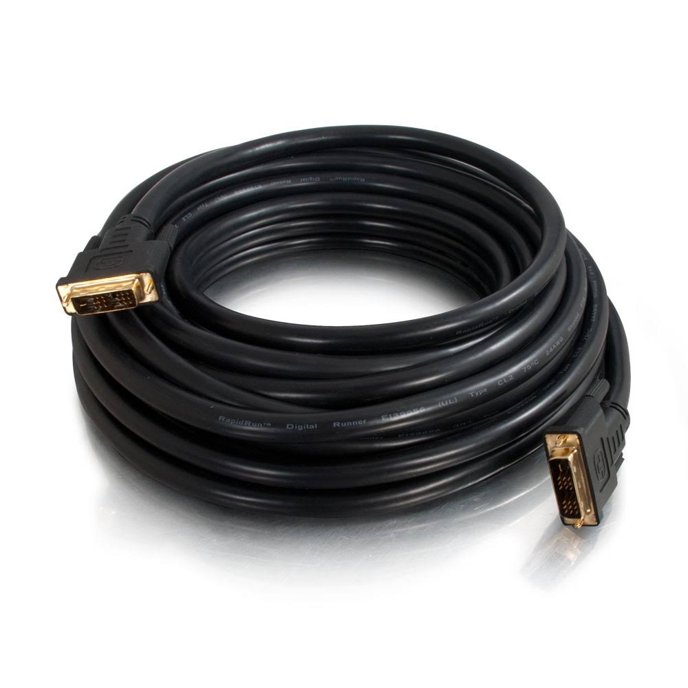 Black 25 ft DVI-D Single Link Digital Video Cable W781709
