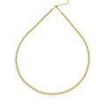 5mm Gold Plated Bead Chain Necklace P17538