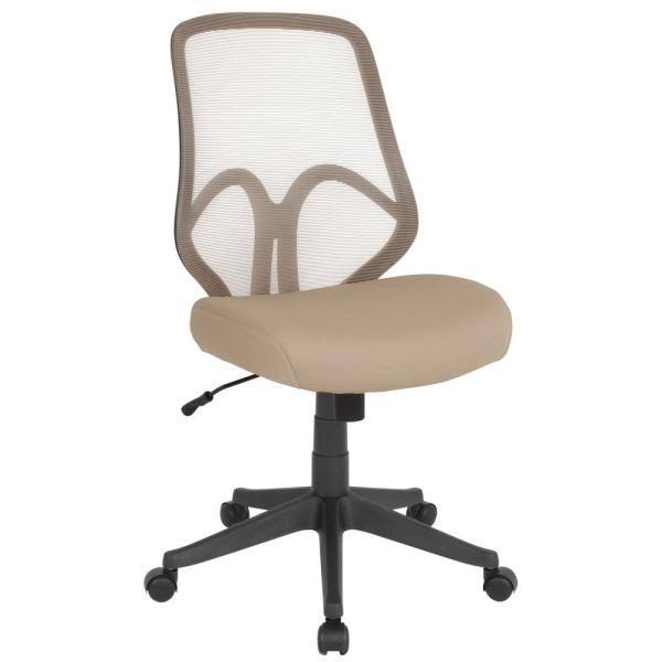 Light Brown Mesh Office Desk Chair S332950