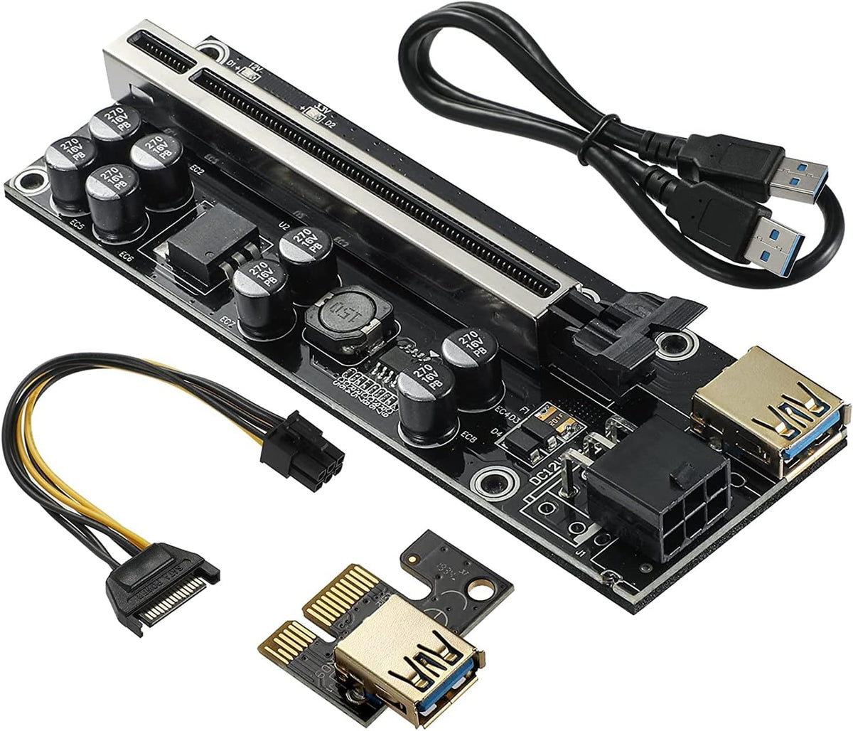 Black PCIe Riser Card 6-Pieces G89607