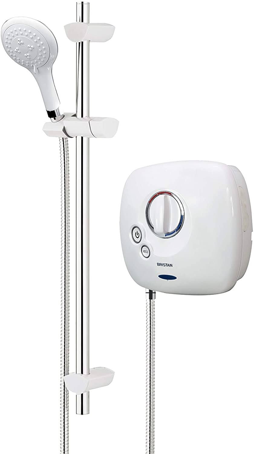 White Hydropower Thermostatic Power Shower O3965