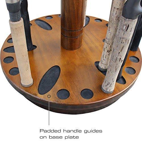 30 Fishing Rod Round Spinning Storage Rack N87310
