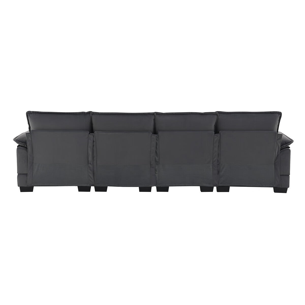 U-shaped Sectional Sofa with Waist Pillows J81643