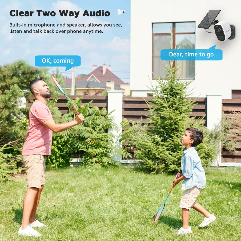 2K Solar Security Camera Wireless Outdoor G914