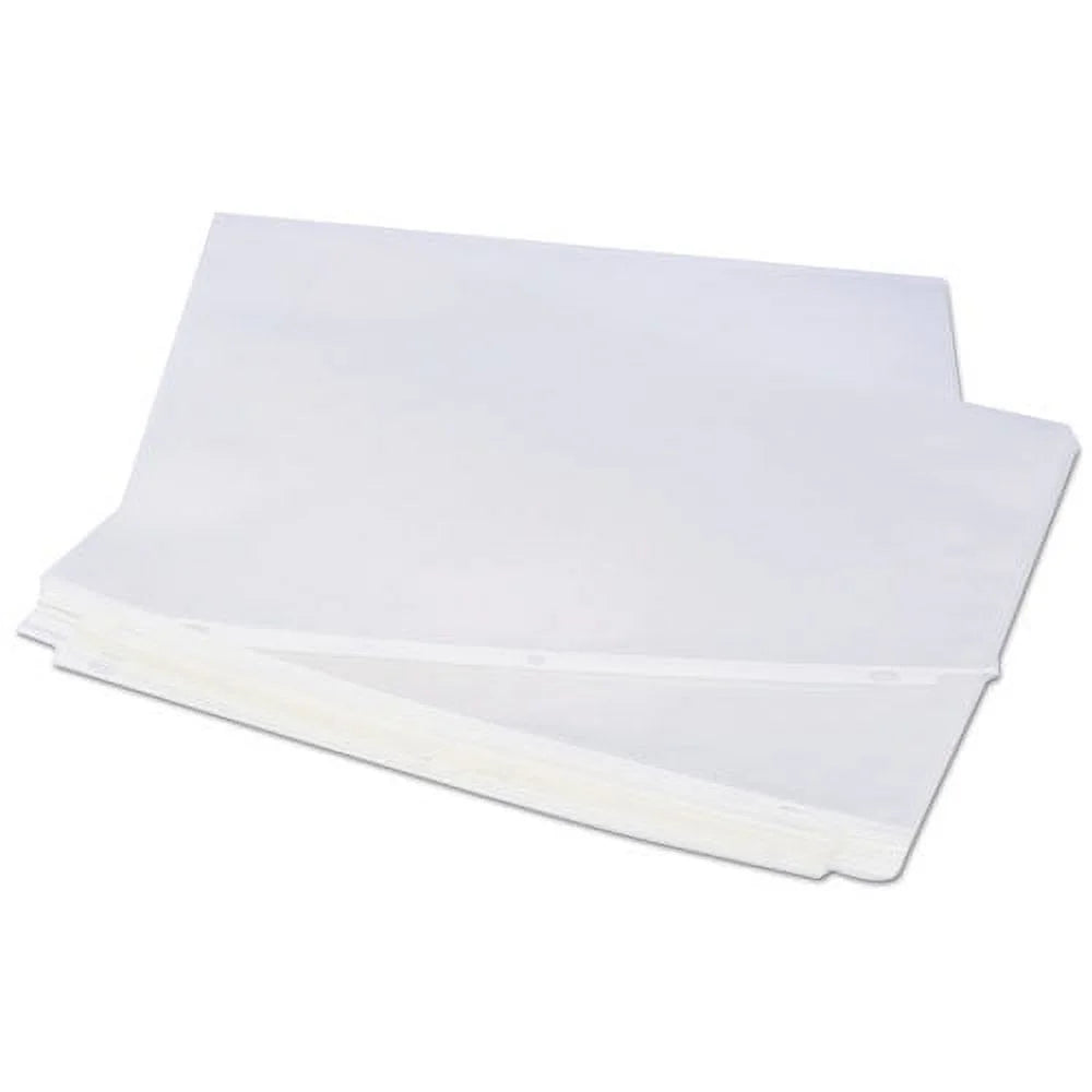 Clear Letter Poly Sheet Protectors, 100/box Q271155