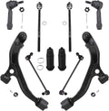 Front Lower Control Arm Ball Joints Sway Bars Inner Outer Tie Rods 10pc Set H4991