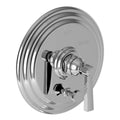 Balanced Pressure Tub & Shower Diverter Plate with Handle Satin Bronze P682