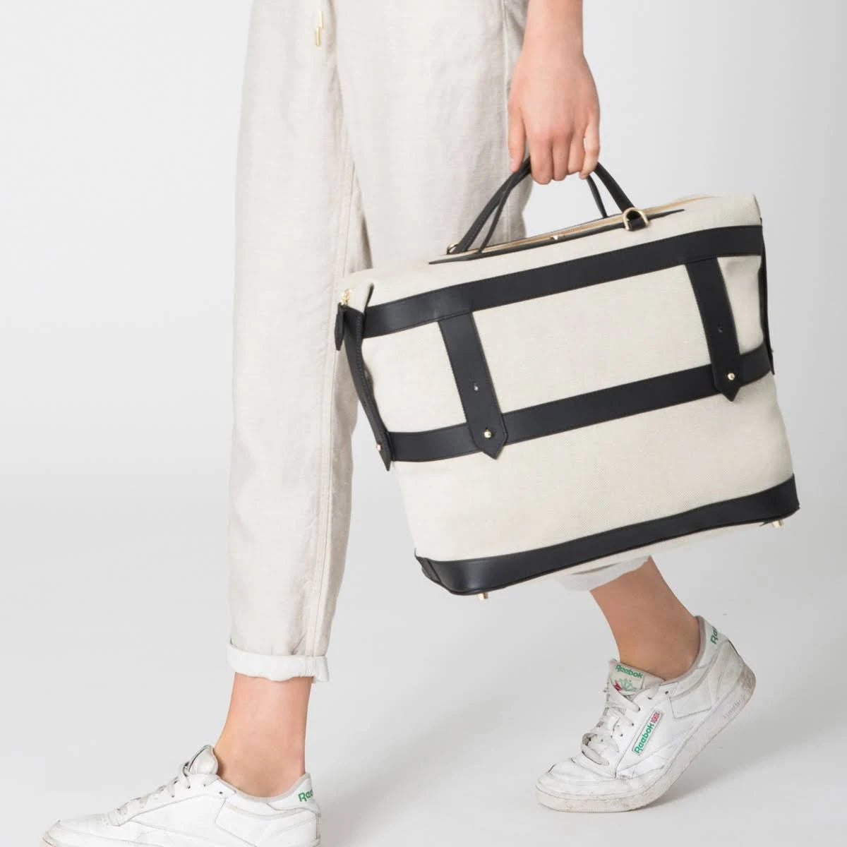 Derby Black Nylon Weekender M7312