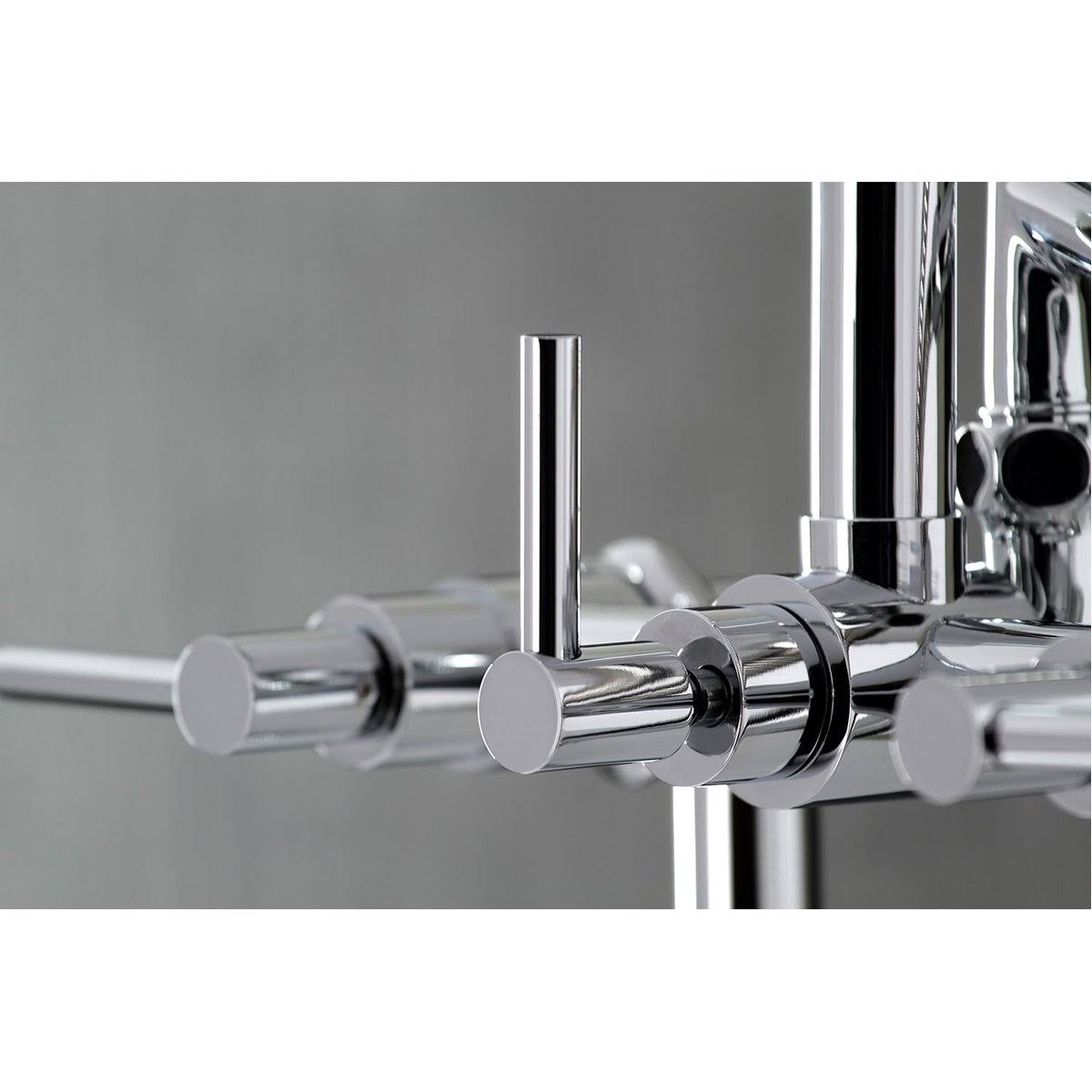 Oil Rubbed Bronze Deck Mount Clawfoot Tub Faucet M300