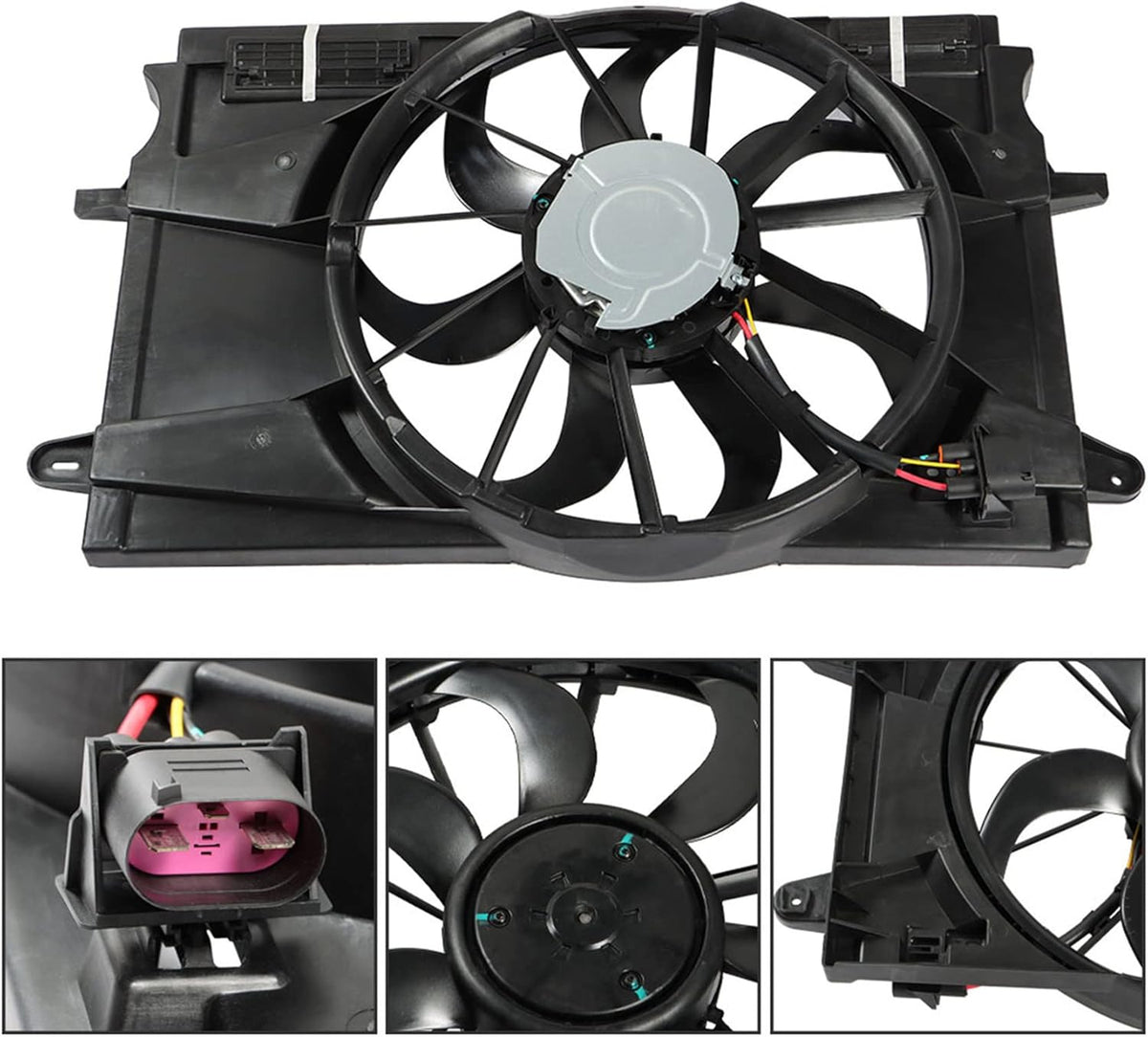 Radiator Cooling Fan Replacement for 2017 2018 2019 Chevy Cruze 1.4L W879