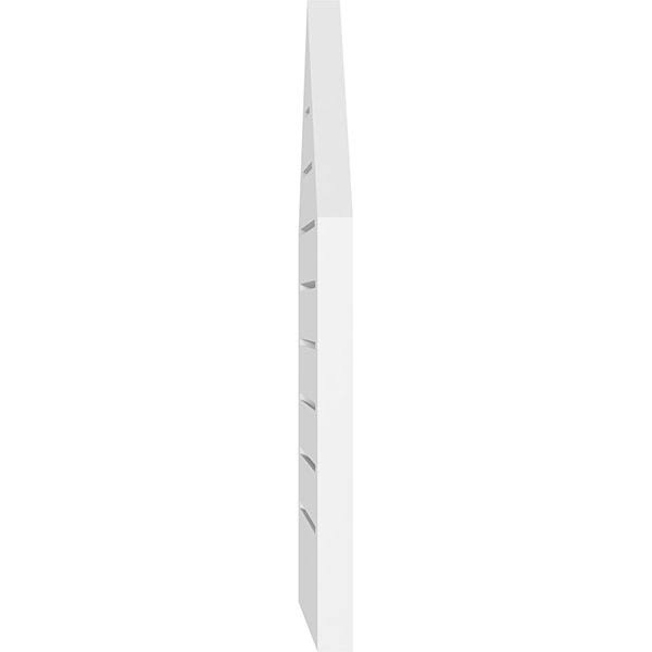 Peaked Top Surface Mount PVC Gable Vent Y27709