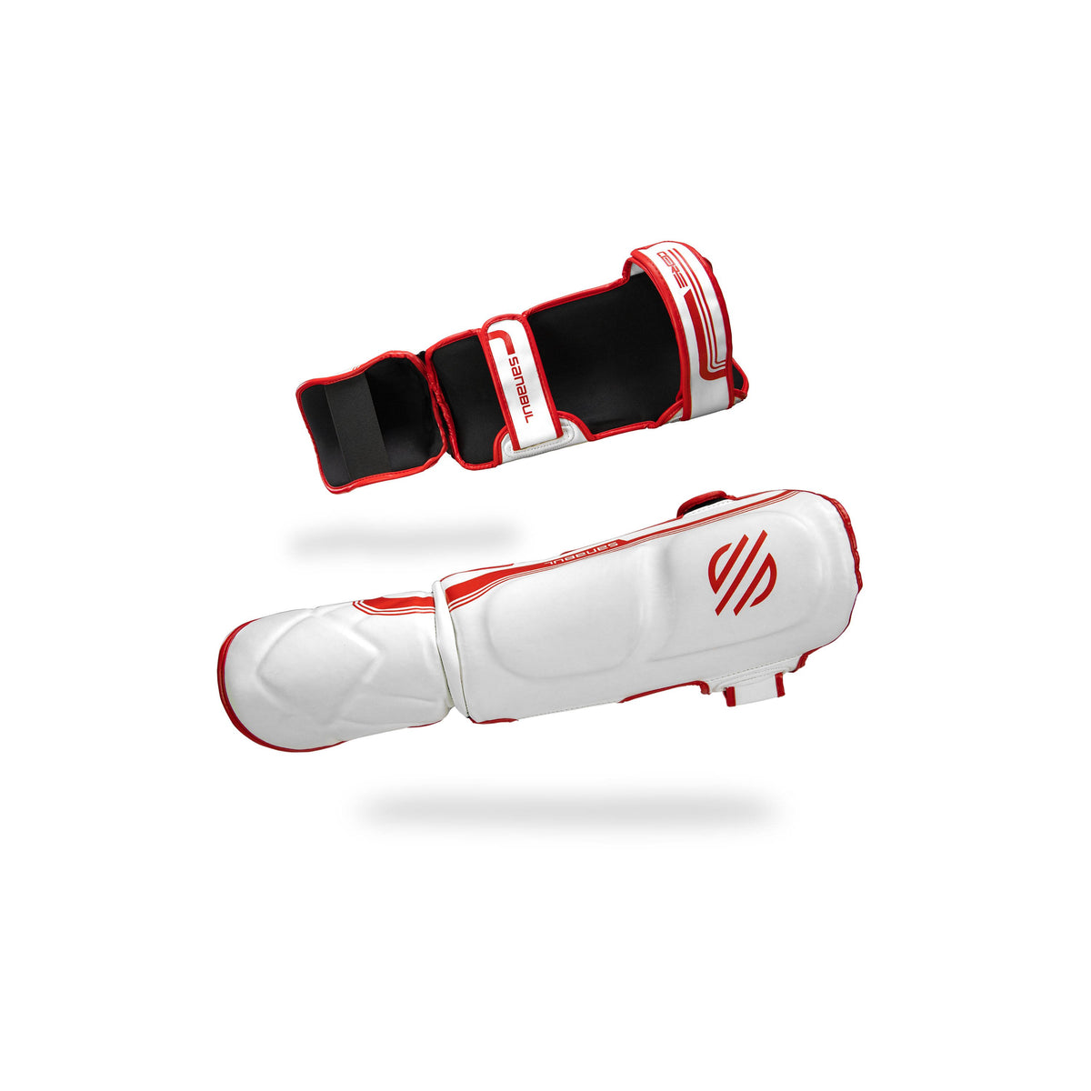 Blue/Silver L/XL MMA Shin Guards D954