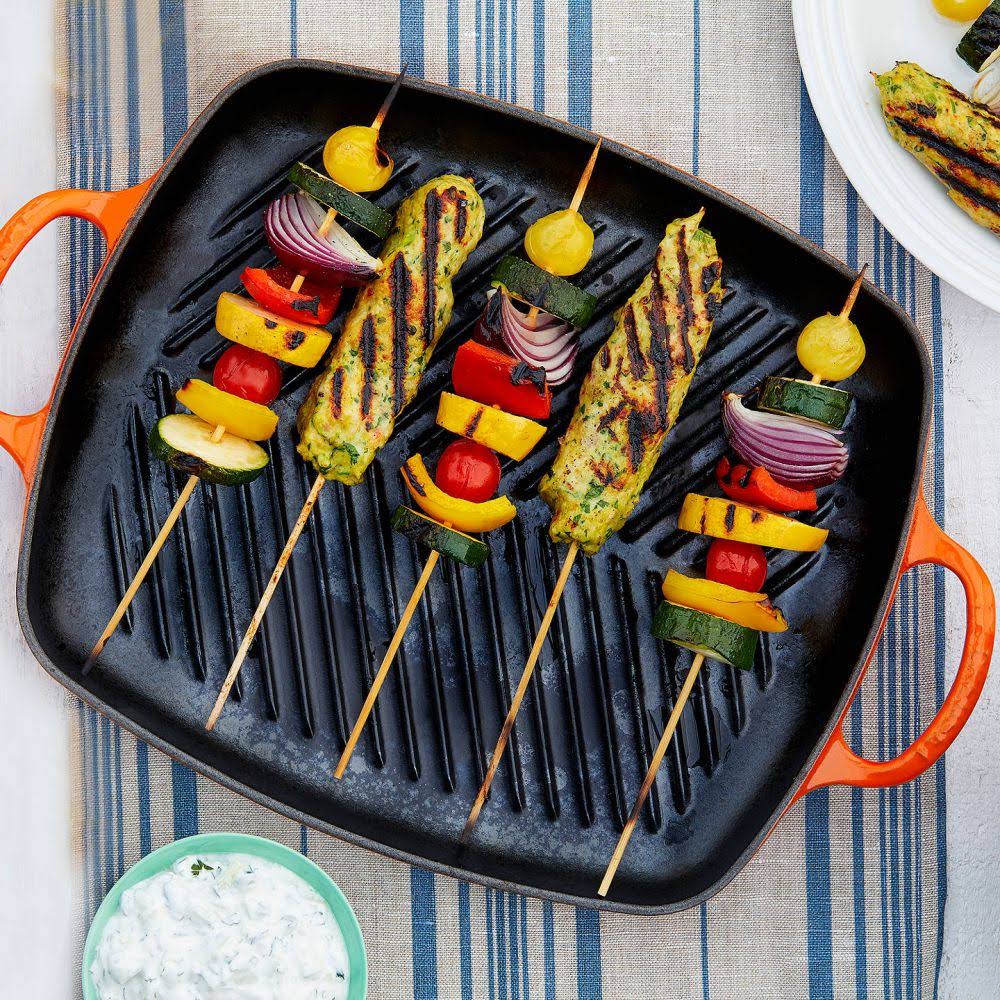 Satin Black Cast Iron Rectangular Grill C180