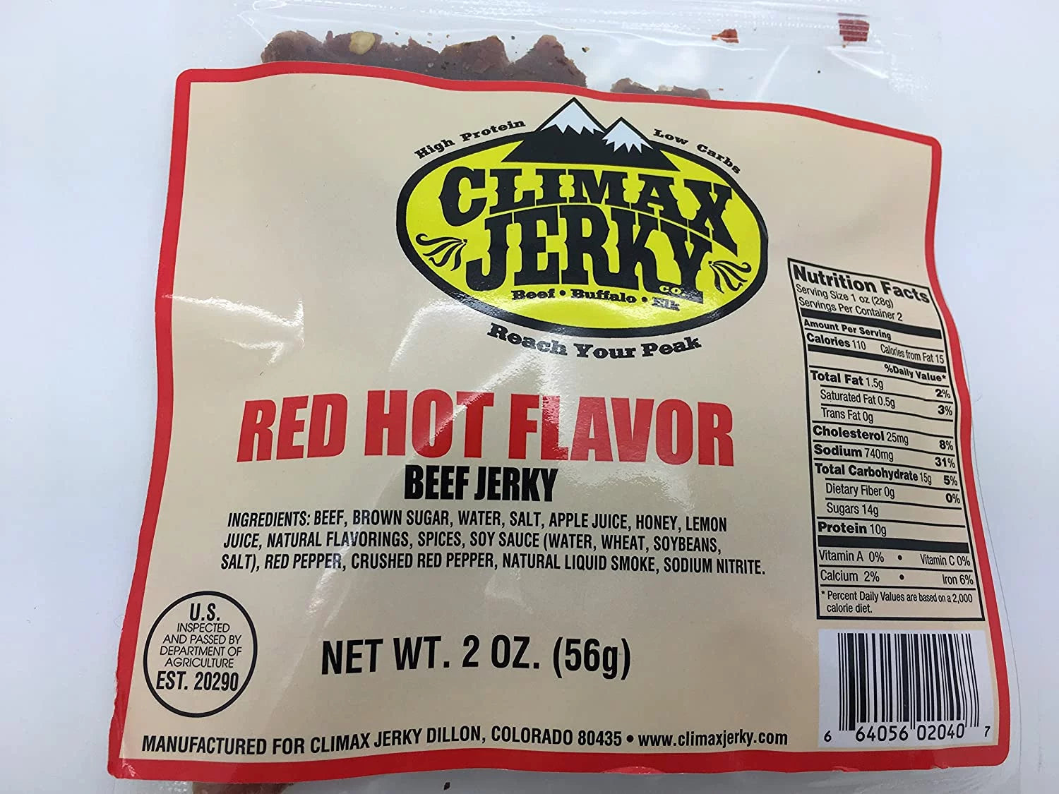 2 OZ. Beef Jerky P391648