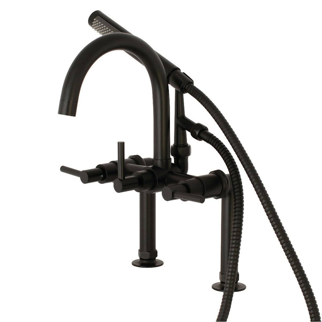 Oil Rubbed Bronze Deck Mount Clawfoot Tub Faucet M300