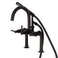 Oil Rubbed Bronze Deck Mount Clawfoot Tub Faucet M300