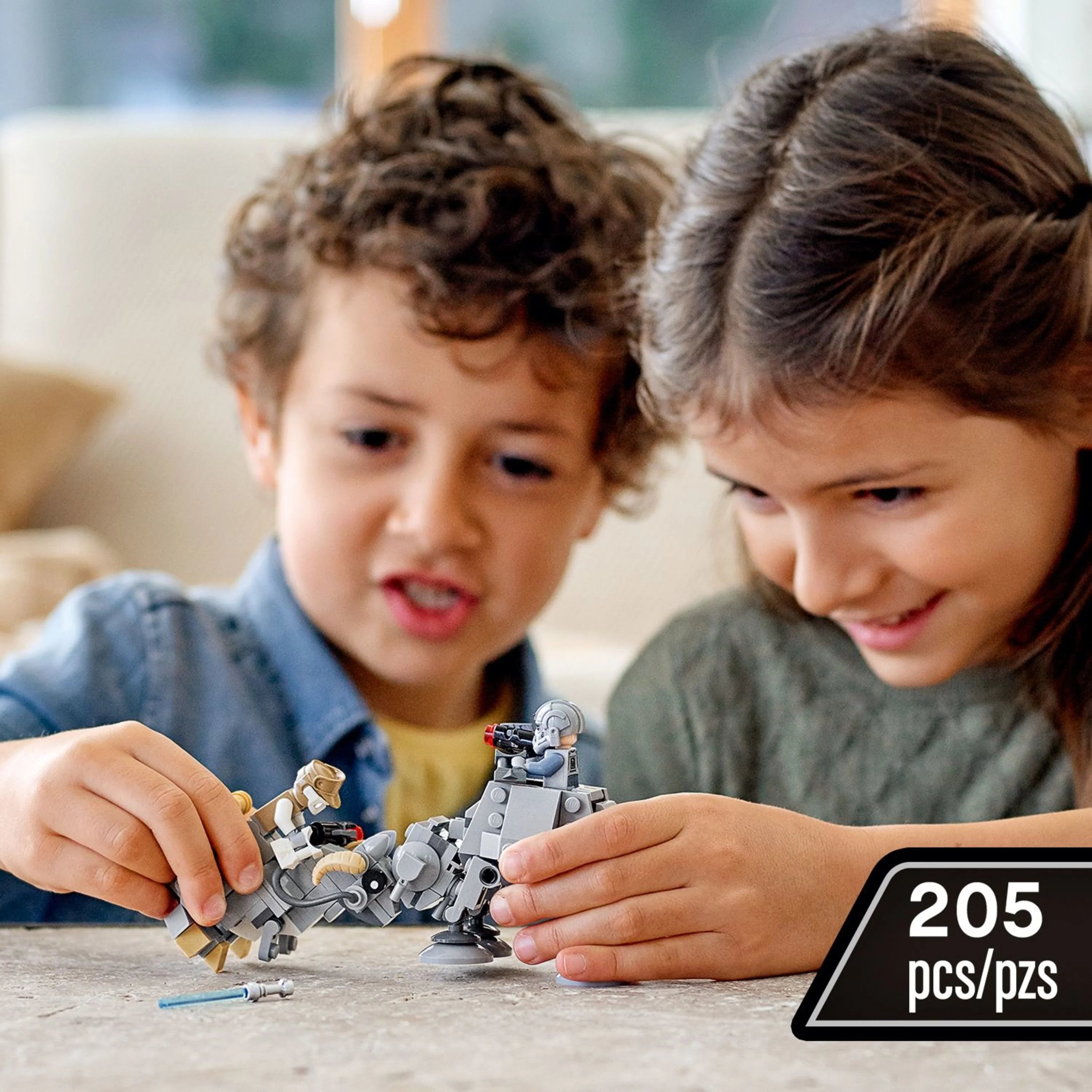 LEGO Star Wars AT-AT vs. Tauntaun Microfighters Building Toy (205 Pieces) S348