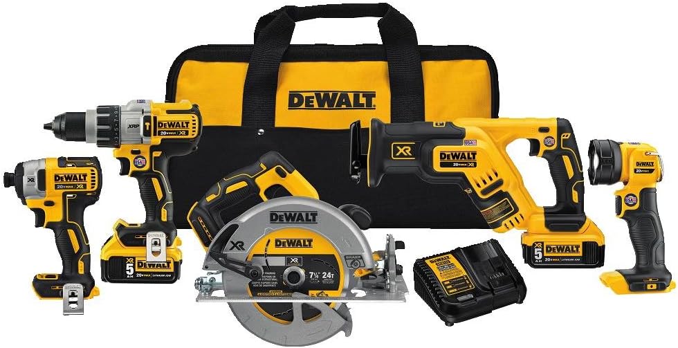 Cordless Drill Combo Kit, Brushless, 5-Tool Q460