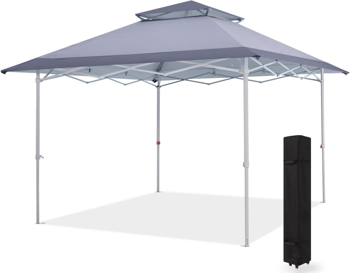 Pop-Up Canopy Tent 13x13 Instant Shelter with Wheeled Bag C879