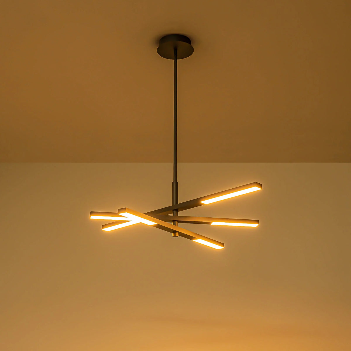 6-Light LED Sputnik Chandelier W3325