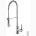 Chrome Single Handle Pull-Down Kitchen Faucet X9075