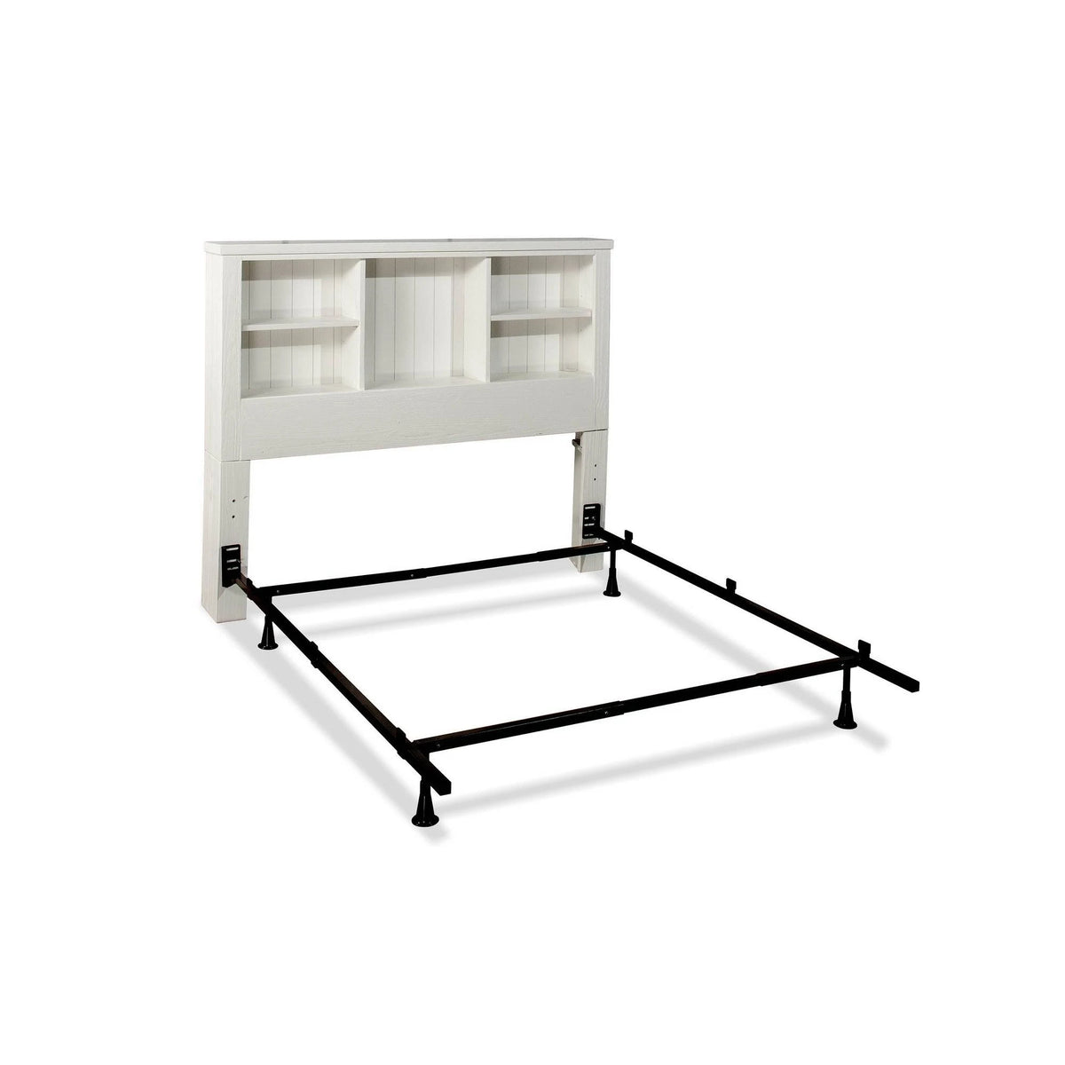 White Full Bookcase Headboard Z668542