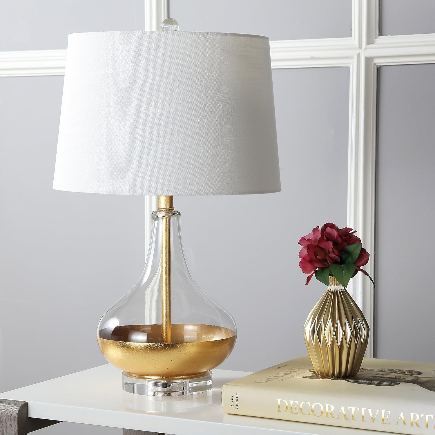 Gold Leaf Glass LED Table Lamp T51697