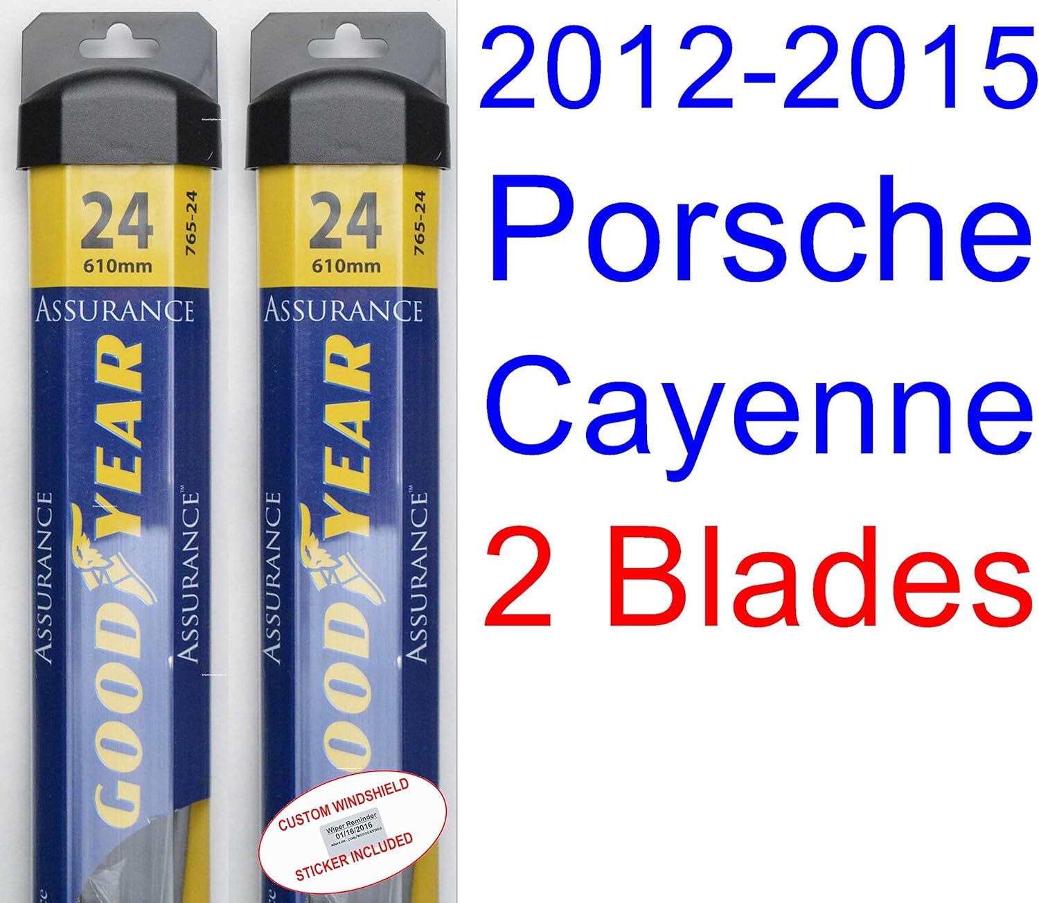 2012-2015 Porsche Cayenne Replacement Wiper Blade Set of 2 R2814