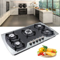 35.4" 5 Burners Tempered Glass Gas Cooktop Z879